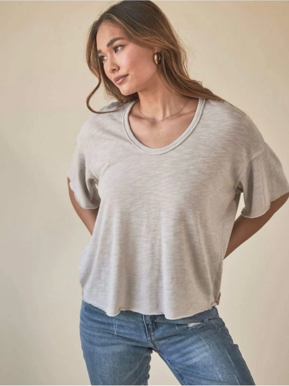 Project Social T Scoop Neck Tee - Size XS - NWT